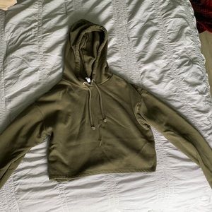 H&M sweatshirt, size XS, color green